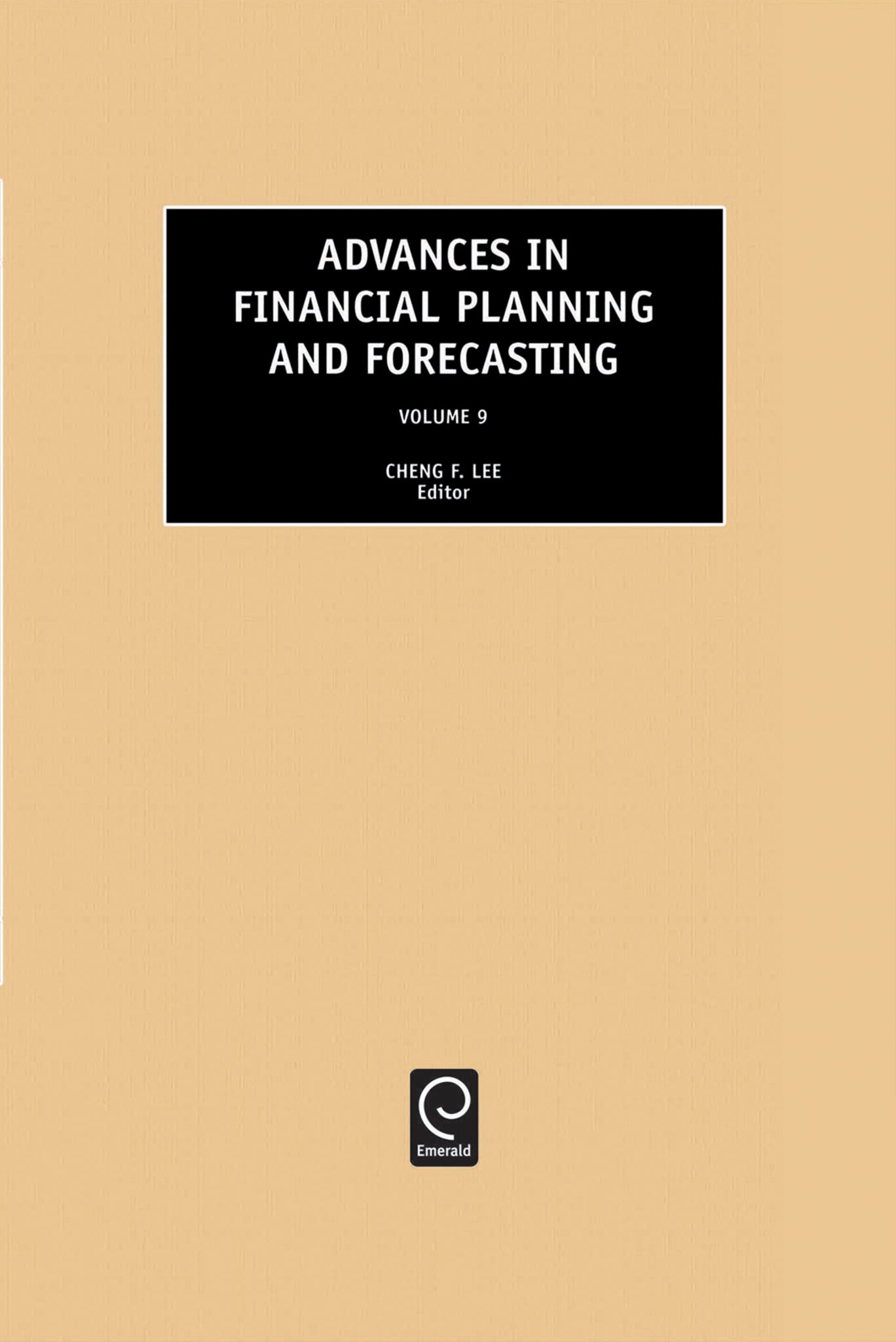 Cover image for Advances in Financial Planning and Forecasting ISBN 9780762306343