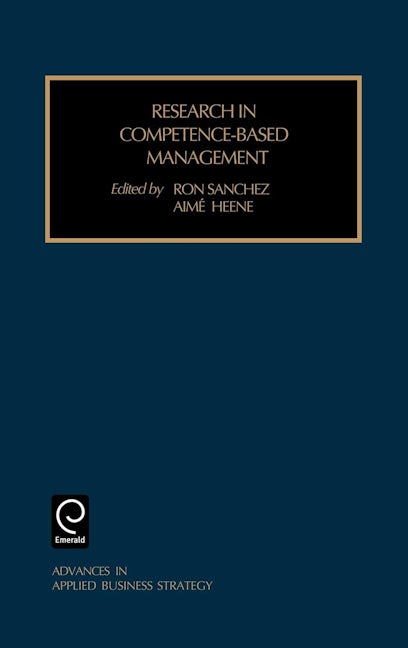 Book cover image for Research in Competence-based Management ISBN: 9780762306770