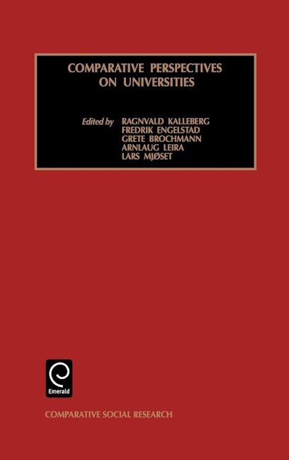 Book cover image for Comparative Perspectives on Universities ISBN: 9780762306794