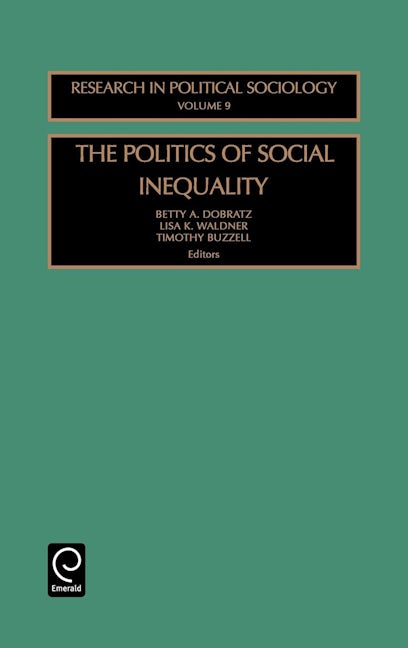 Book cover image for Politics of Social Inequality ISBN: 9780762307562