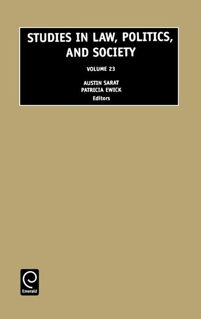 Book cover image for Studies in Law, Politics and Society ISBN: 9780762307920