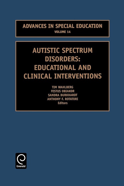 Book cover image for Autistic Spectrum Disorders ISBN: 9780762308187