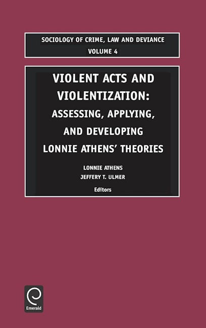 Book cover image for Violent Acts and Violentization ISBN: 9780762309054