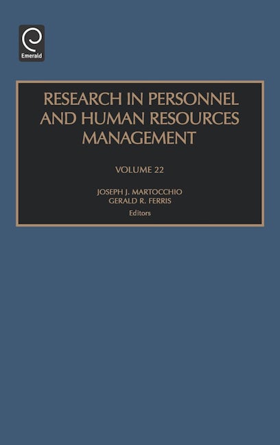 Book cover image for Research in Personnel and Human Resources Management ISBN: 9780762309597