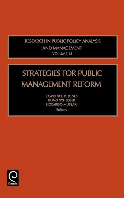Book cover image for Strategies for Public Management Reform ISBN: 9780762310319