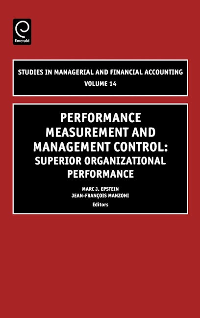 Book cover image for Performance Measurement and Management Control ISBN: 9780762311224