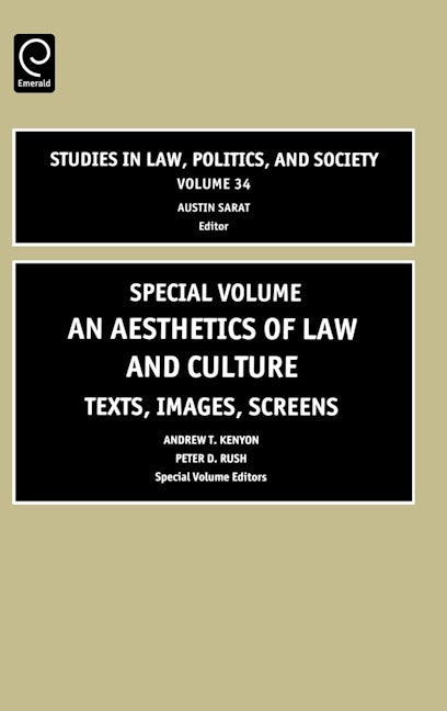 Book cover image for Aesthetics of Law and Culture ISBN: 9780762311514
