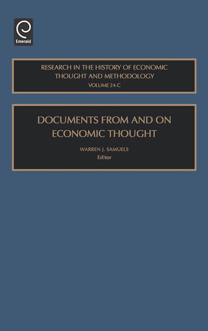 Documents From and On Economic Thought