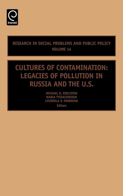 Book cover image for Cultures of Contamination ISBN: 9780762313716
