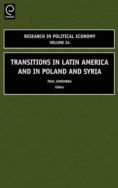 Book cover image for Transitions in Latin America and in Poland and Syria ISBN: 9780762313839