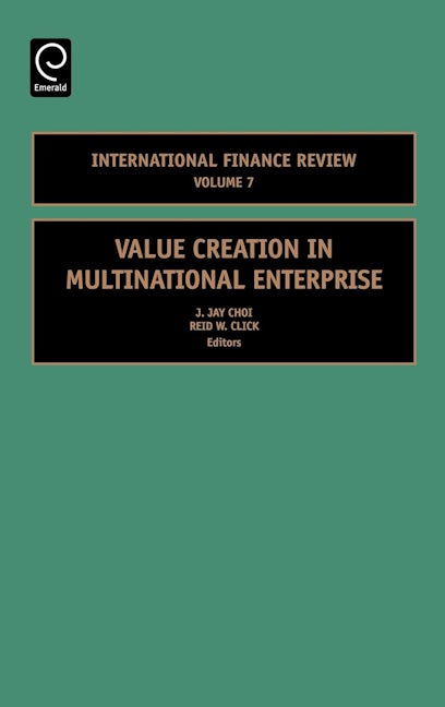 Book cover image for Value Creation in Multinational Enterprise ISBN: 9780762313921