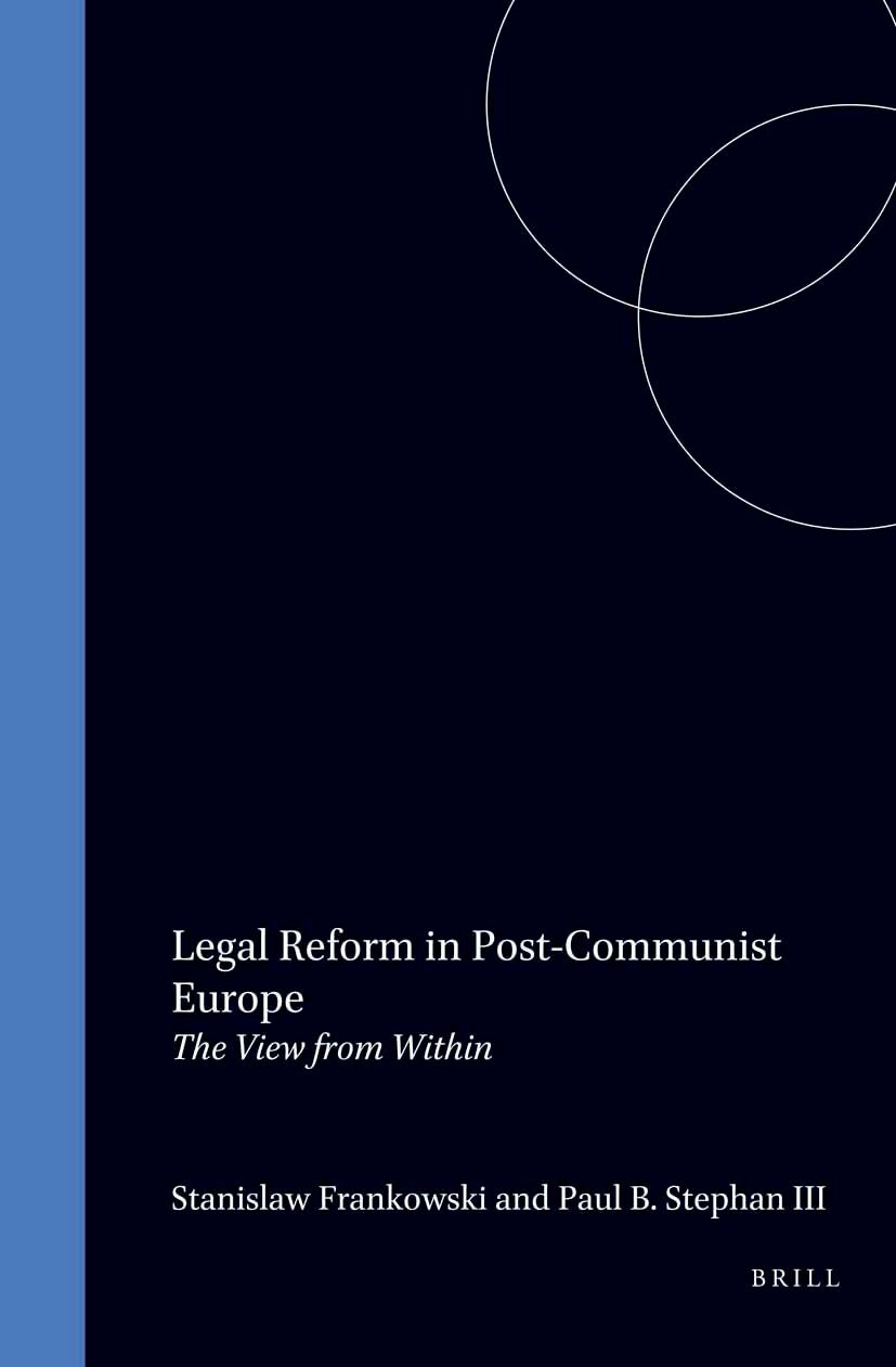 Book cover image for Legal Reform in Post-Communist Europe ISBN: 9780792332183