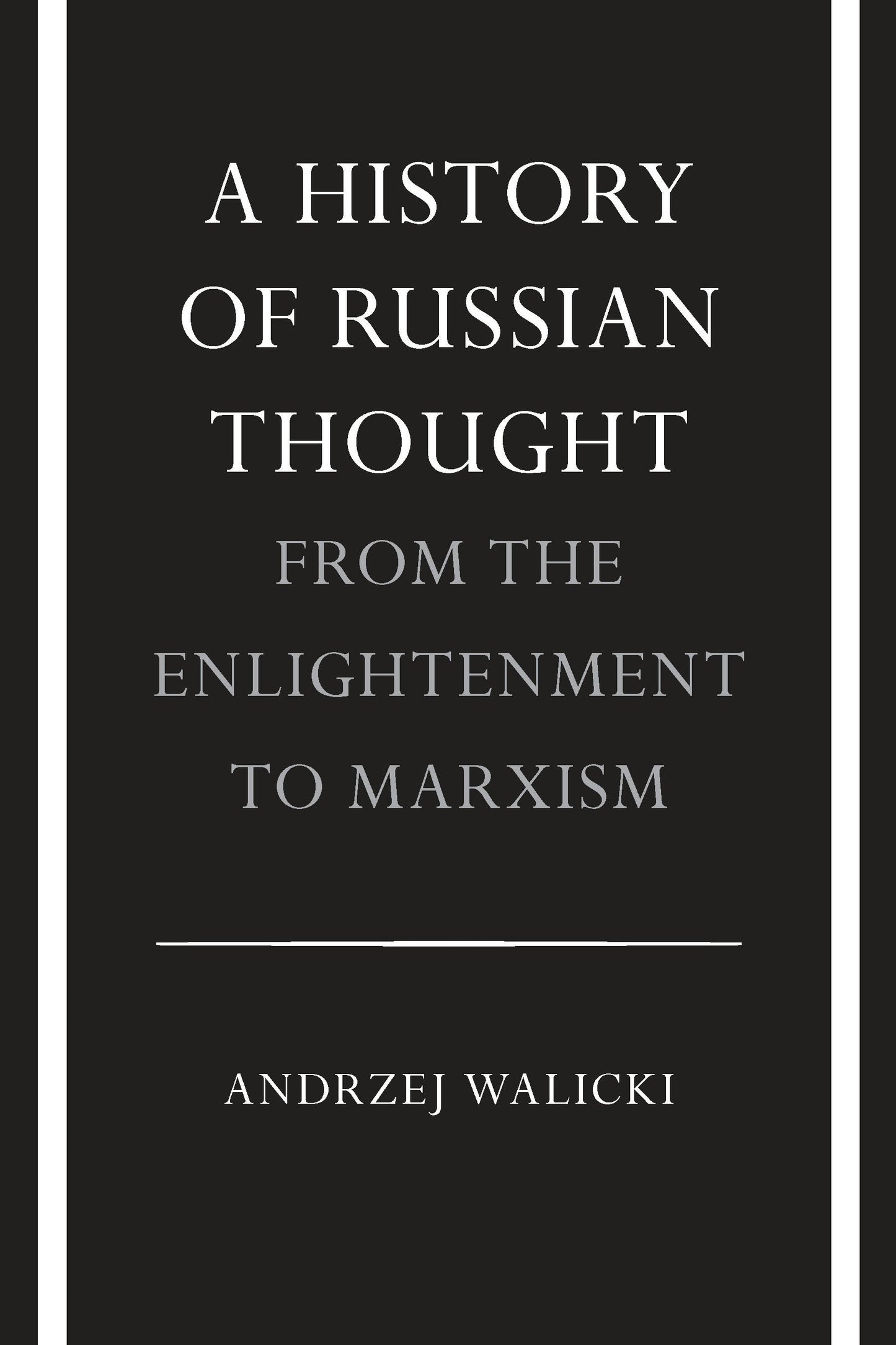 Book cover image for A History of Russian Thought ISBN: 9780804711326