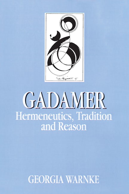Book cover image for Gadamer ISBN: 9780804714334