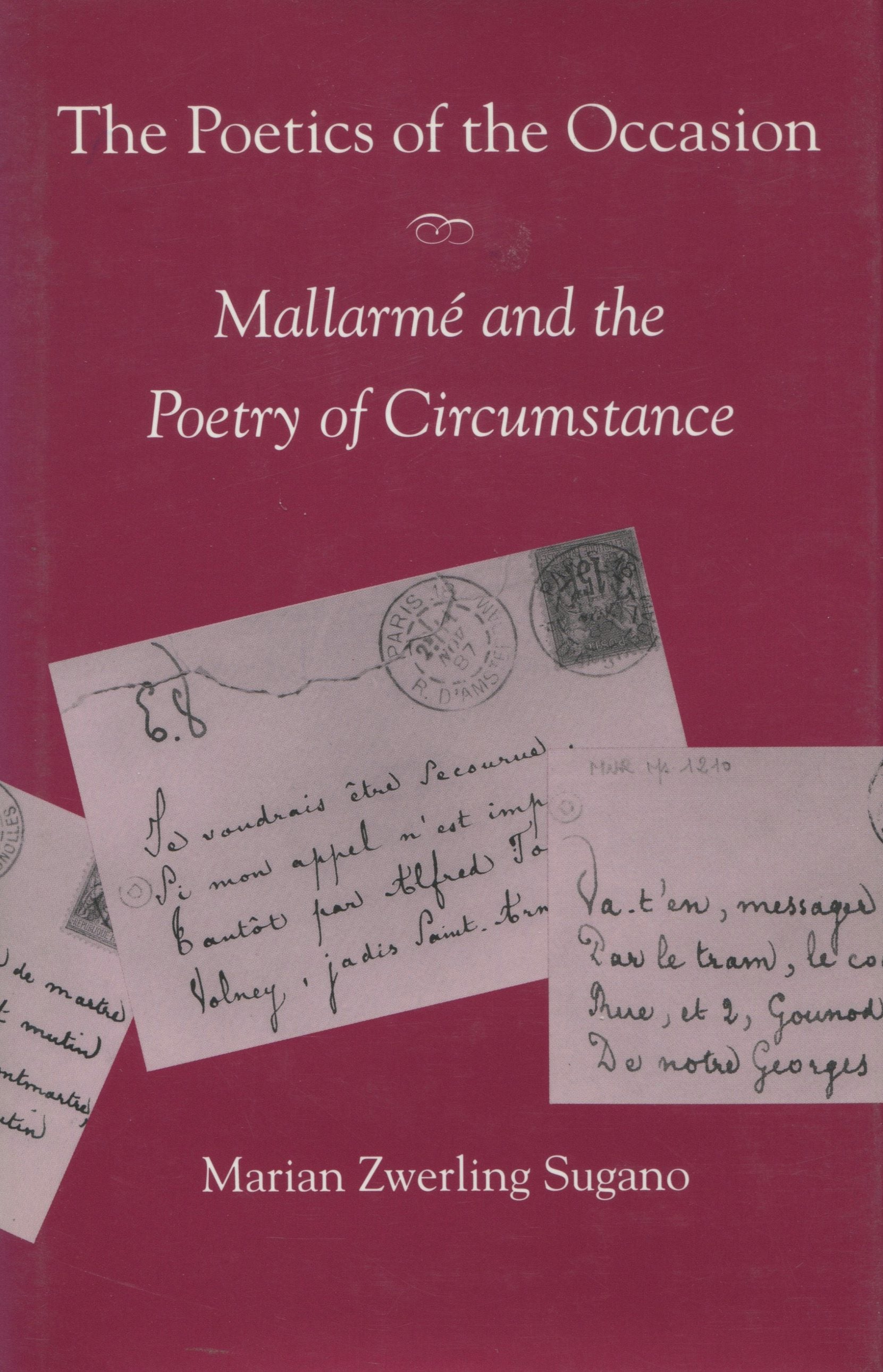 Book cover image for The Poetics of the Occasion ISBN: 9780804719469