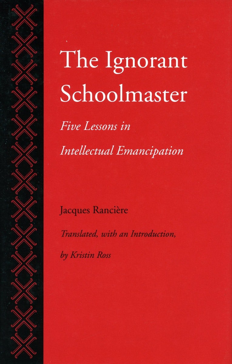 Book cover image for The Ignorant Schoolmaster ISBN: 9780804719698