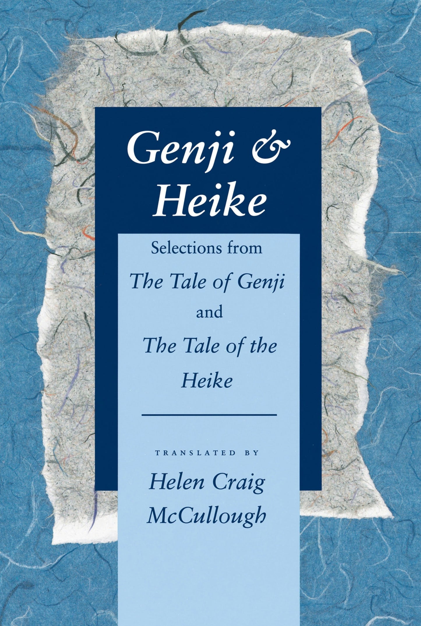 Book cover image for Genji & Heike ISBN: 9780804722582