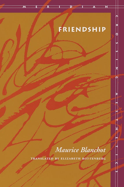 Book cover image for Friendship ISBN: 9780804727594