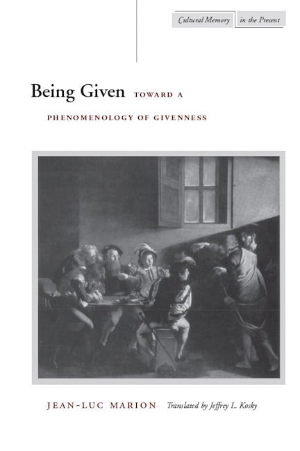 Book cover image for Being Given ISBN: 9780804734103