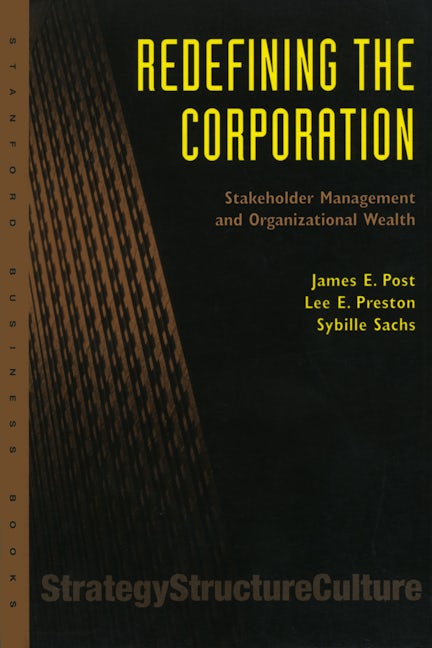 Book cover image for Redefining the Corporation ISBN: 9780804743105