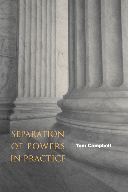 Book cover image for Separation of Powers in Practice ISBN: 9780804747363
