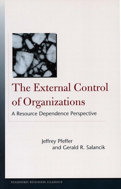 Book cover image for The External Control of Organizations ISBN: 9780804747899