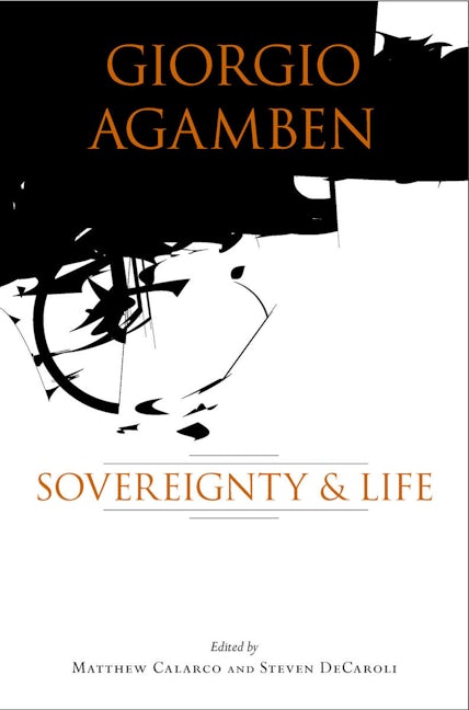 Book cover image for Giorgio Agamben ISBN: 9780804750493