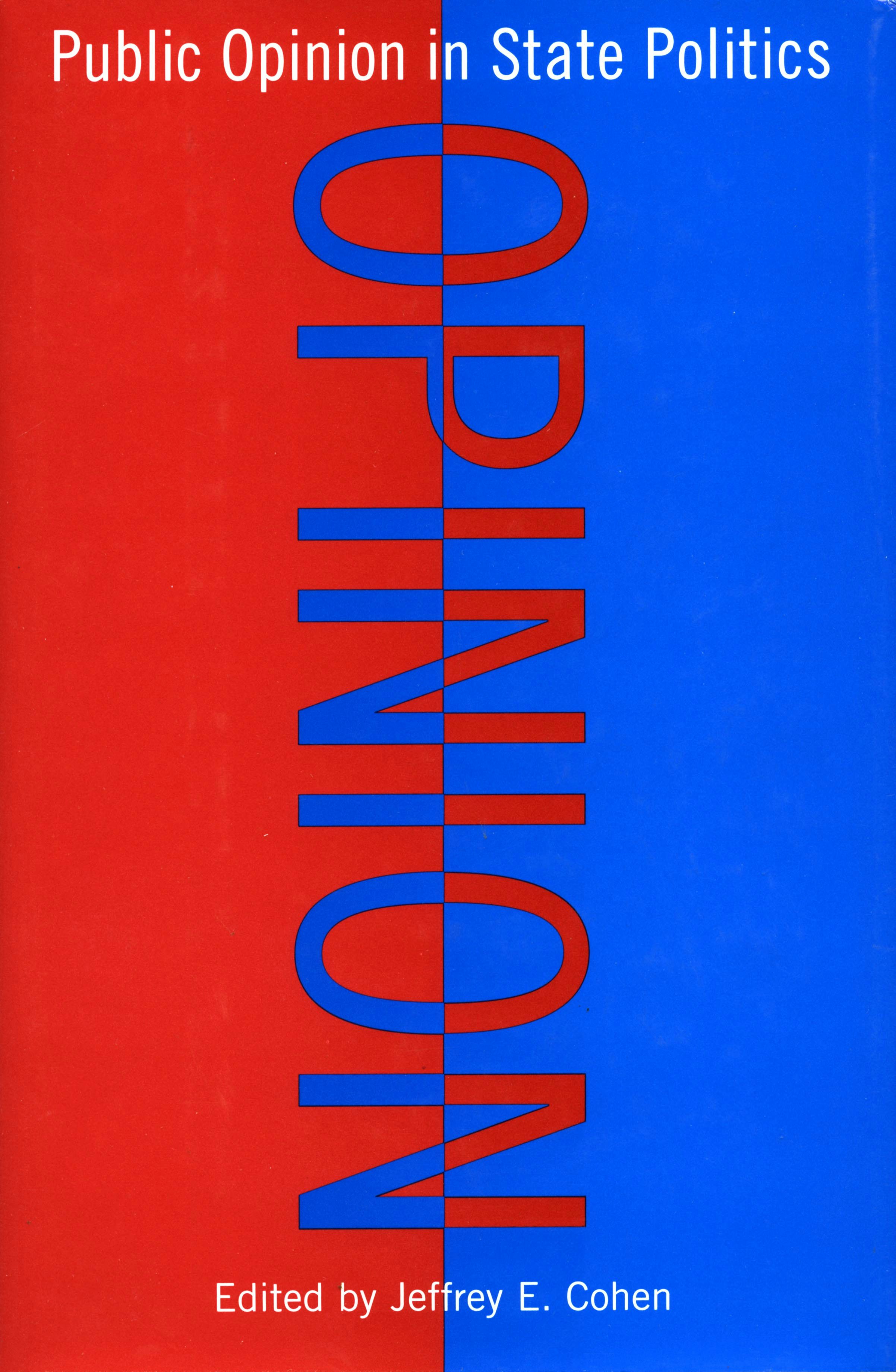 Book cover image for Public Opinion in State Politics ISBN: 9780804753005