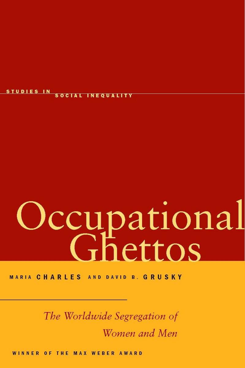Book cover image for Occupational Ghettos ISBN: 9780804753296