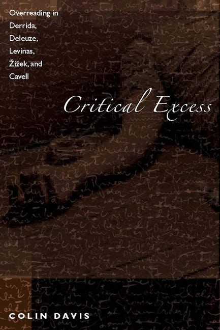 Book cover image for Critical Excess ISBN: 9780804763066