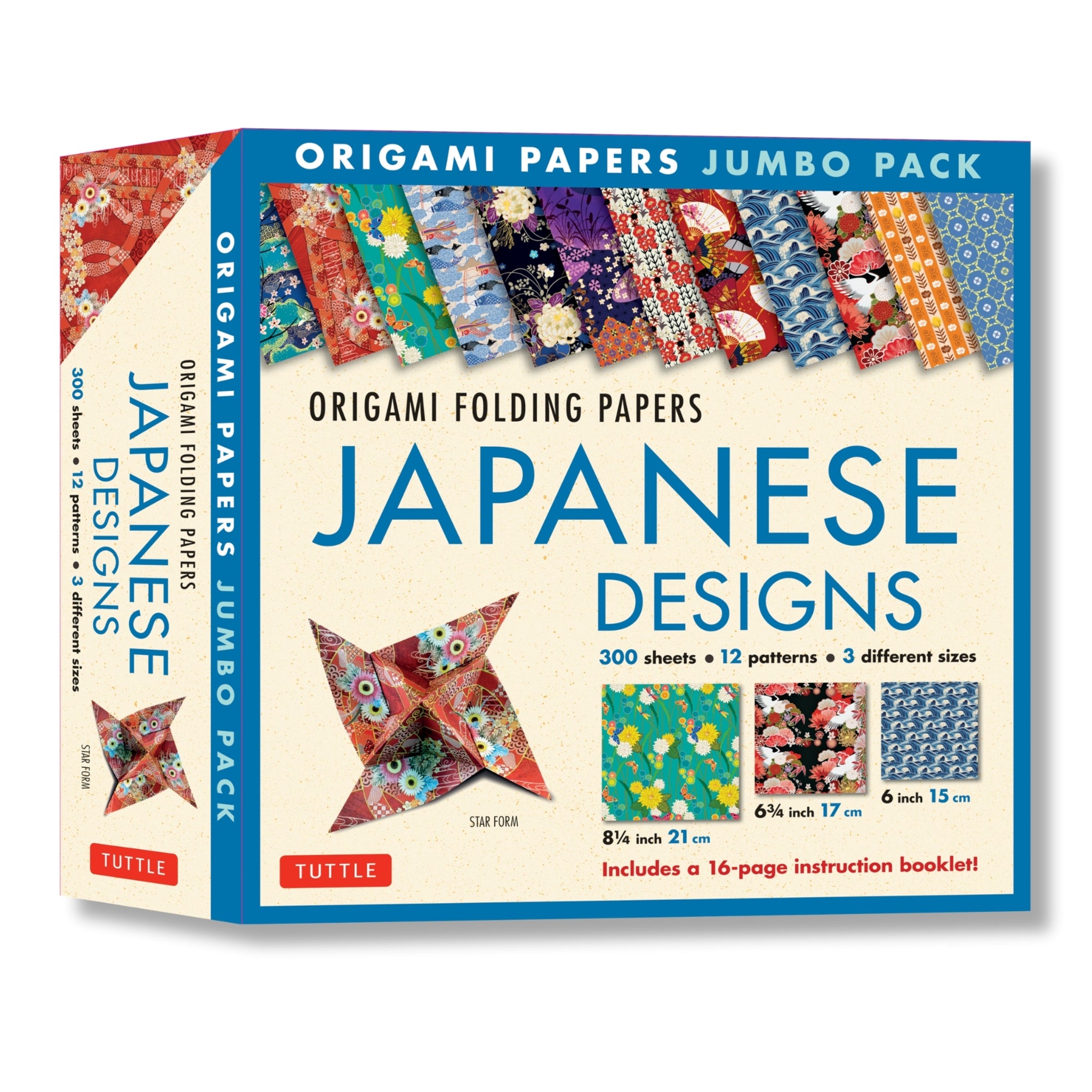 Cover image for Origami Folding Papers Jumbo Pack: Japanese Designs ISBN 9780804847292