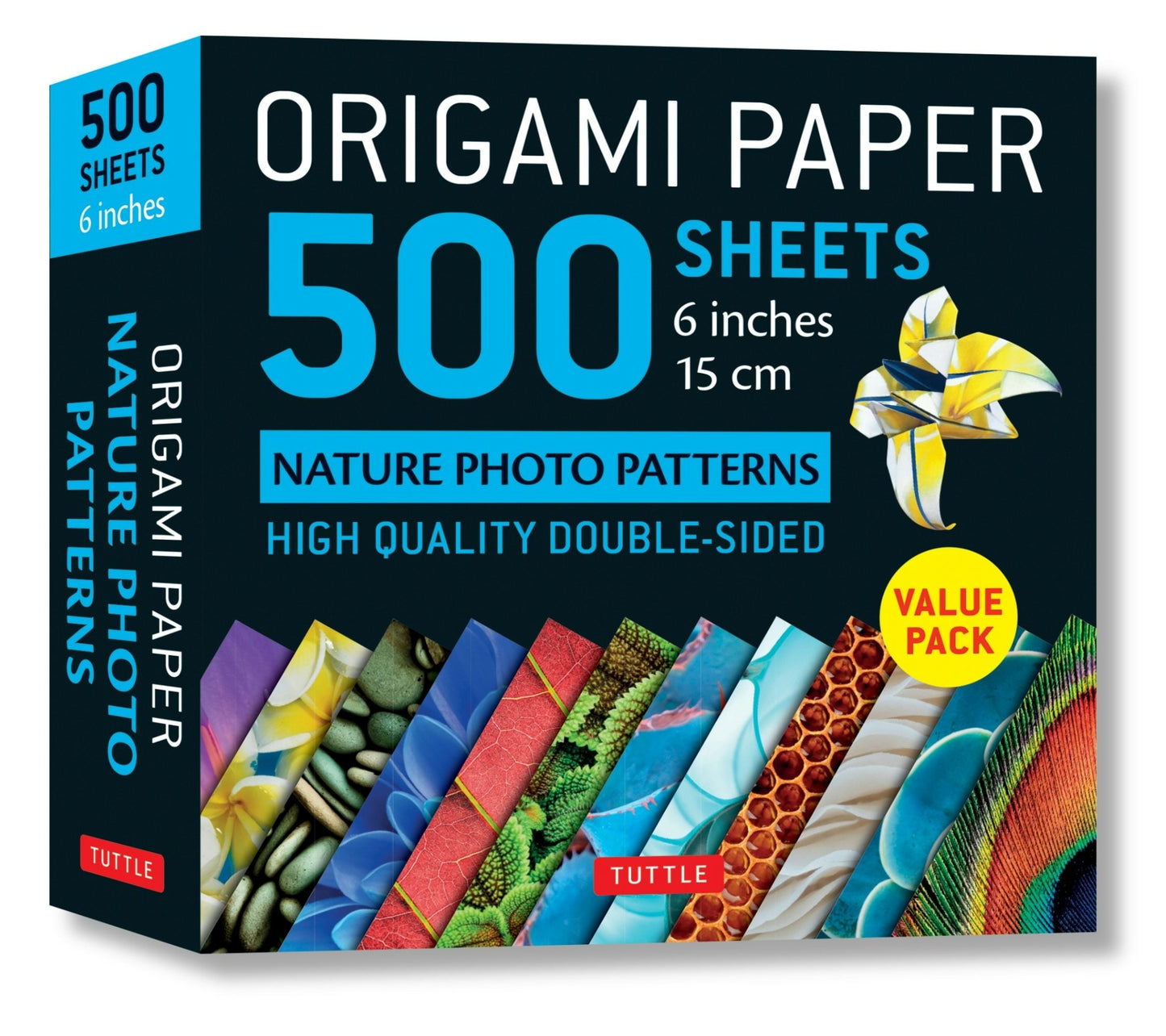 Book cover image for Origami Paper 500 sheets Nature Photo Patterns 6" (15 cm) ISBN: 9780804851589