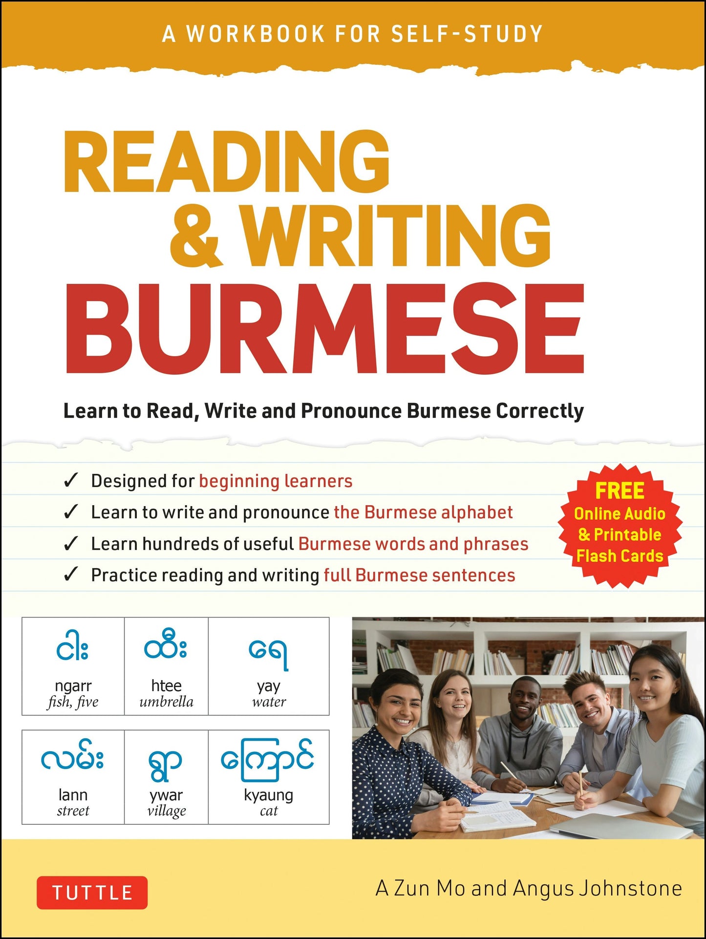 Book cover image for Reading & Writing Burmese: A Workbook for Self-Study ISBN: 9780804852623