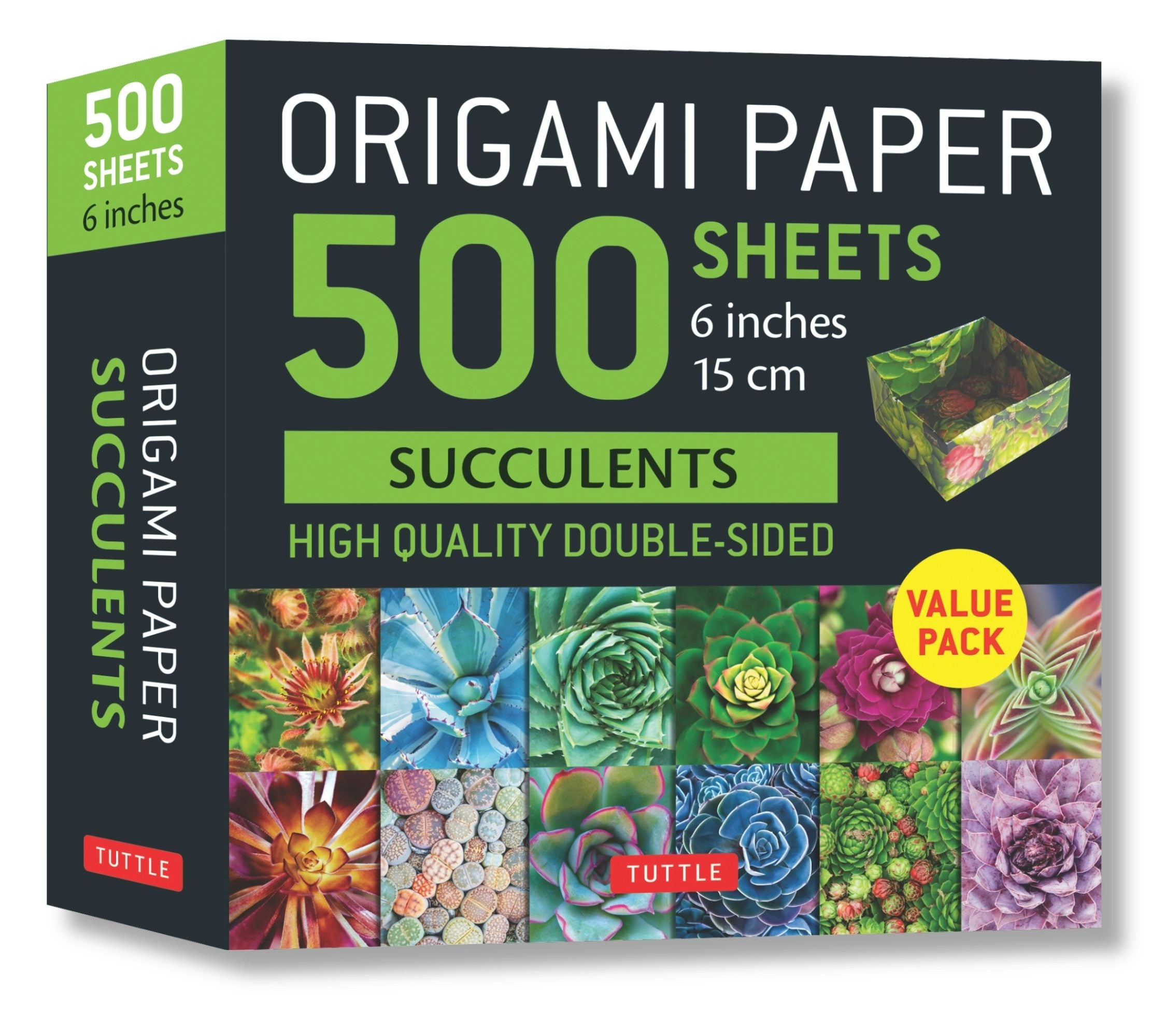 Book cover image for Origami Paper 500 sheets Succulents 6" (15 cm) ISBN: 9780804853729