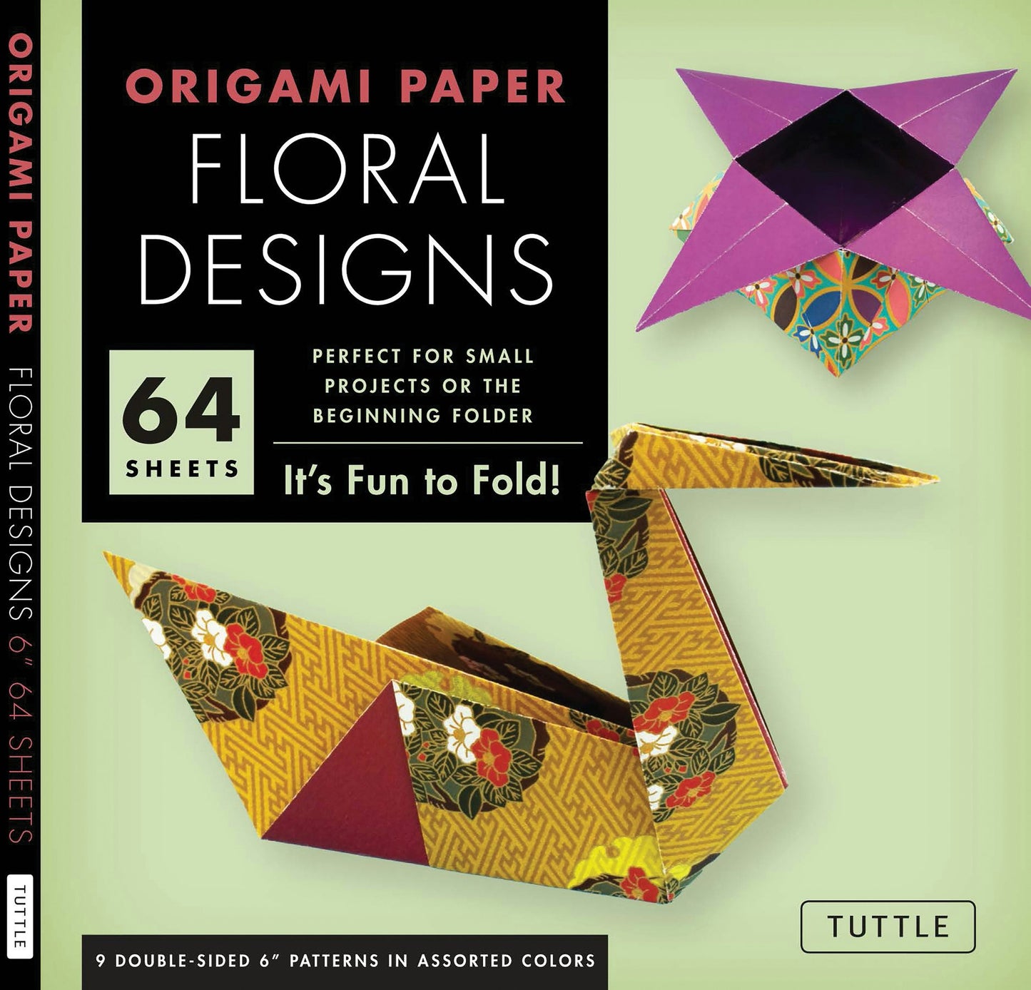 Book cover image for Origami Paper - Floral Designs - 6" - 60 Sheets ISBN: 9780804858427