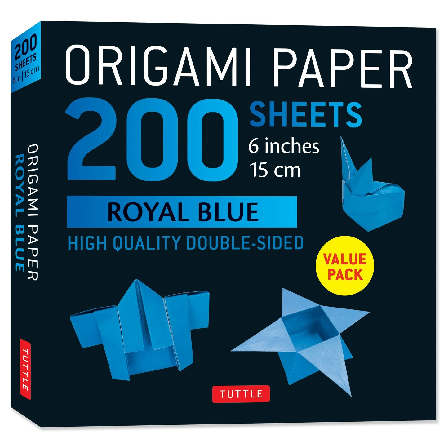 Book cover image for Origami Paper 200 sheets Royal Blue 6" ISBN: 9780804858908
