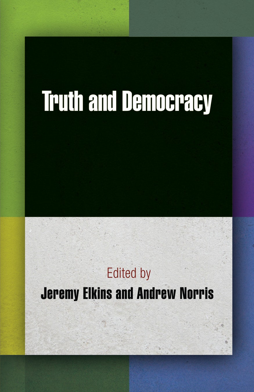 Book cover image for Truth and Democracy ISBN: 9780812206227