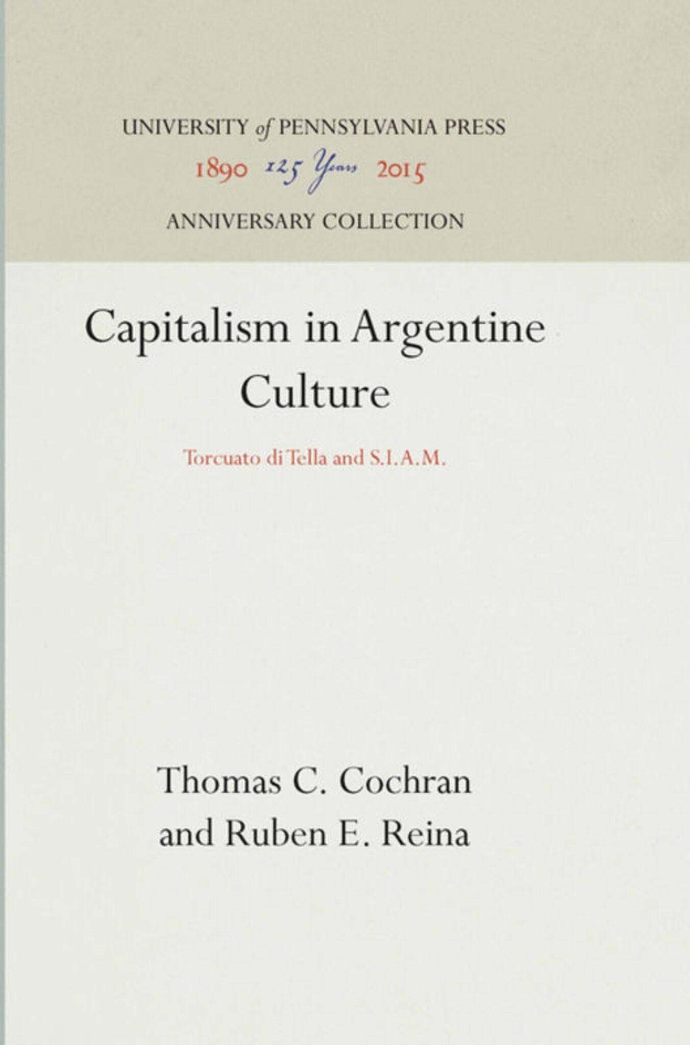 Cover image for Capitalism in Argentine Culture ISBN 9780812210057