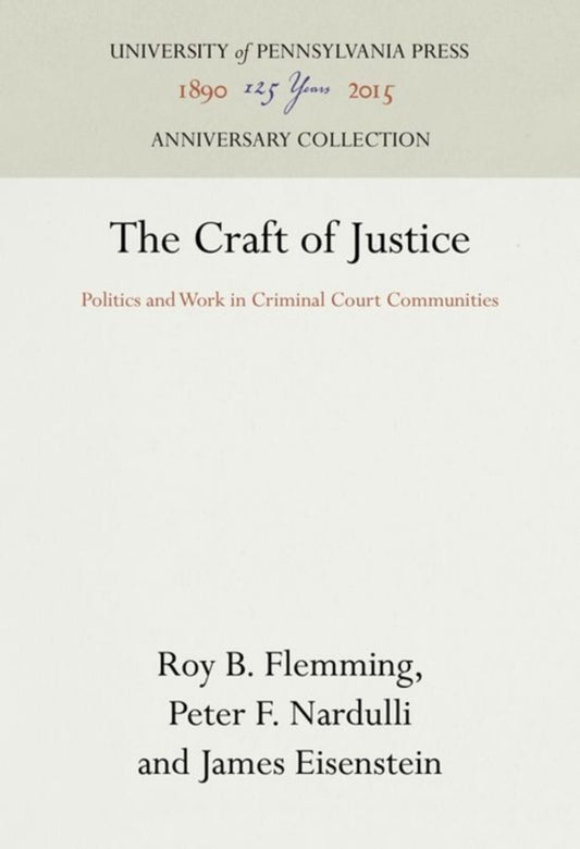 The Craft of Justice