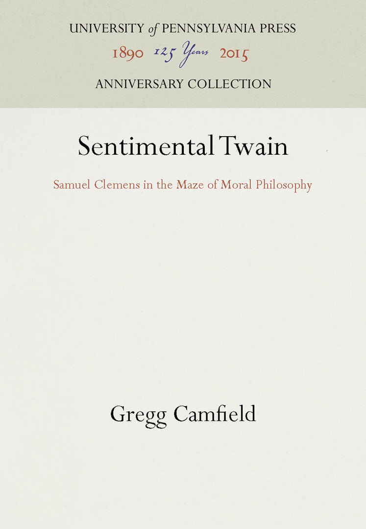 Cover image for Sentimental Twain ISBN 9780812232851