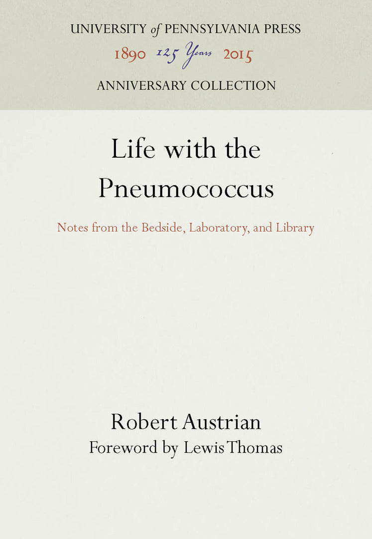 Cover image for Life with the Pneumococcus ISBN 9780812279771