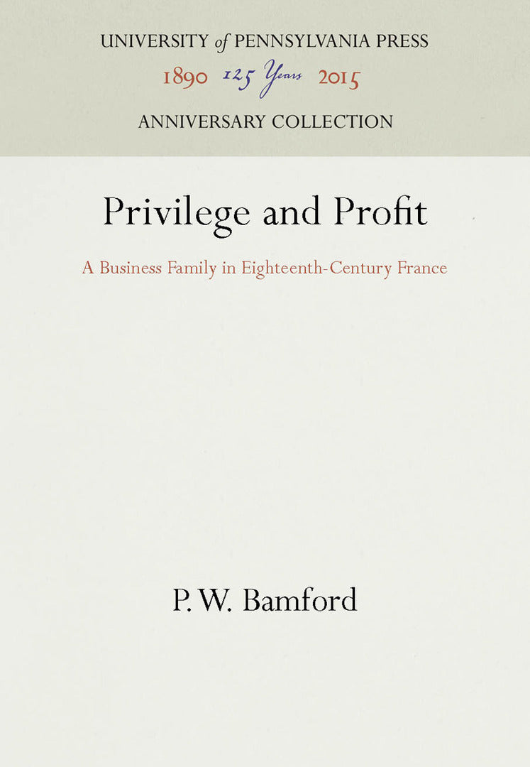 Cover image for Privilege and Profit ISBN 9780812281354