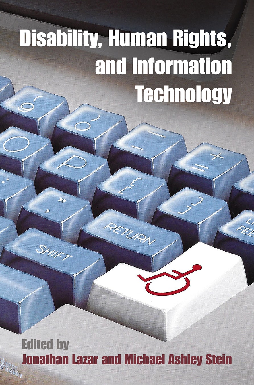 Book cover image for Disability, Human Rights, and Information Technology ISBN: 9780812294095