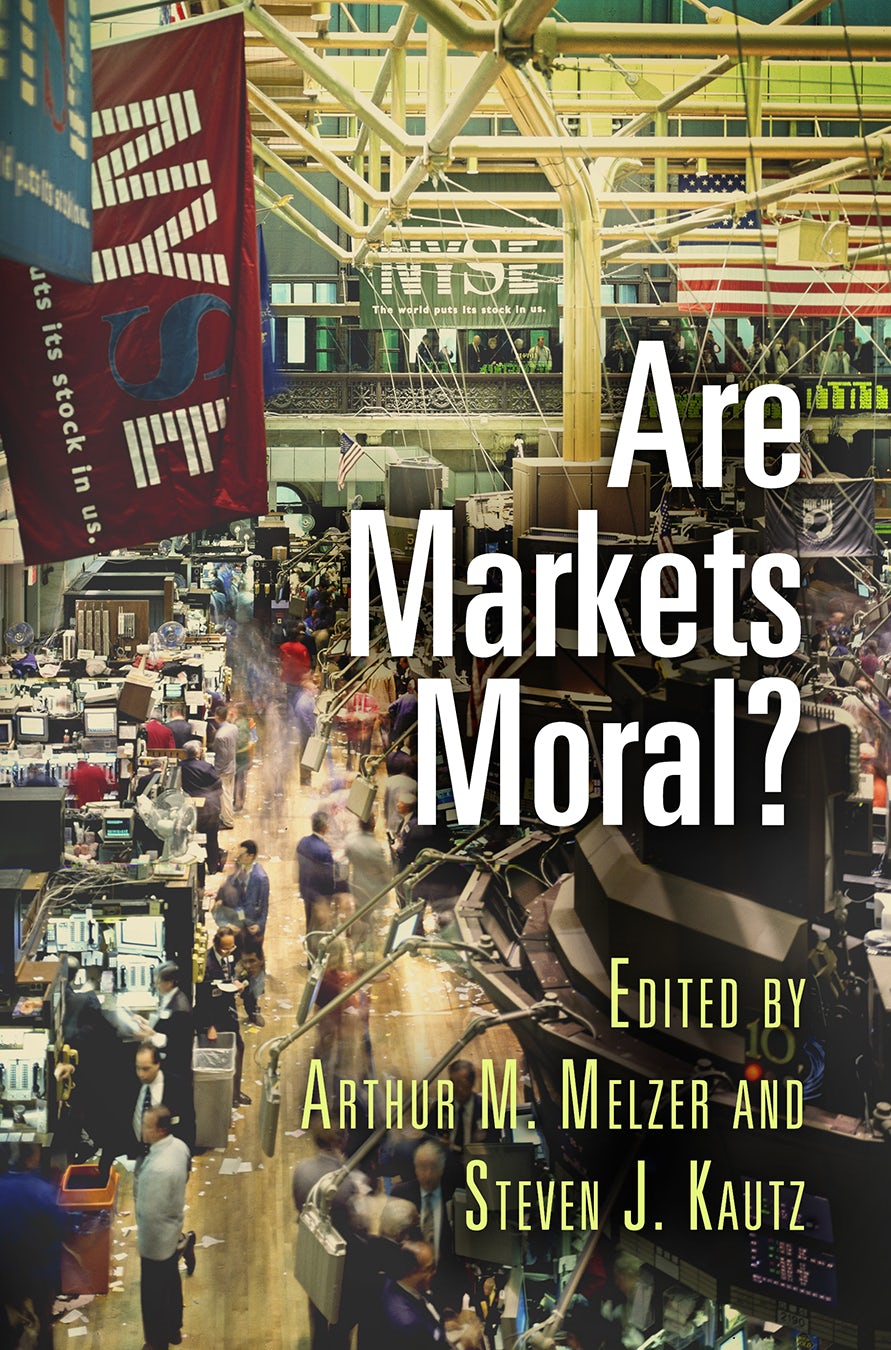 Book cover image for Are Markets Moral? ISBN: 9780812295405