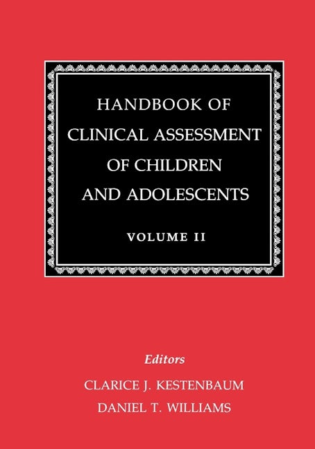Book cover image for Handbook of Clinical Assessment of Children and Adolescents (Vol. 2) ISBN: 9780814745939