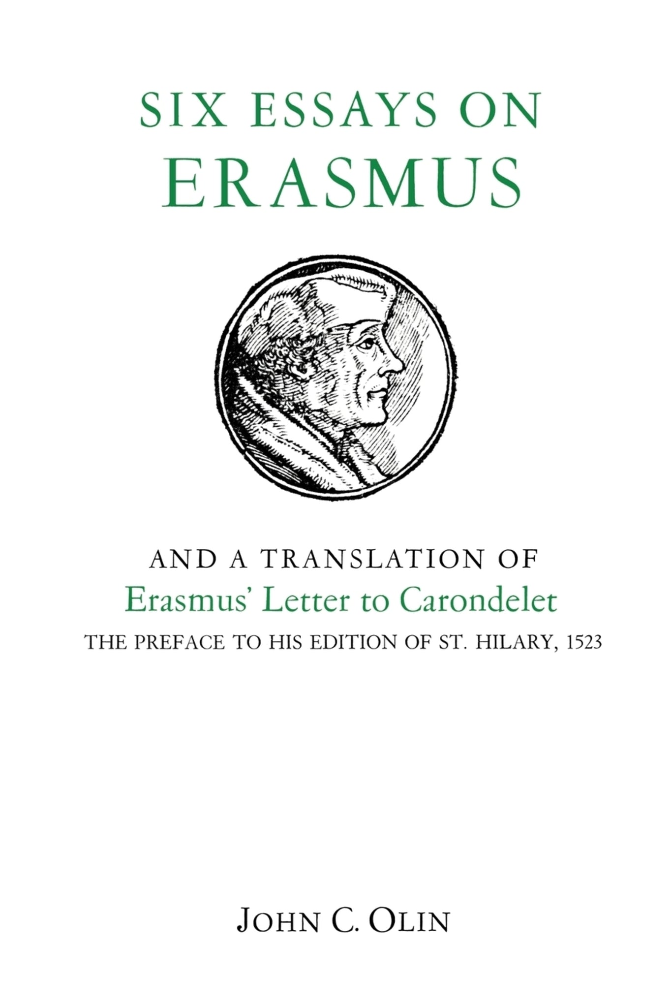 Cover image for Six Essays on Erasmus ISBN 9780823210244