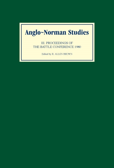 Anglo-Norman Studies III