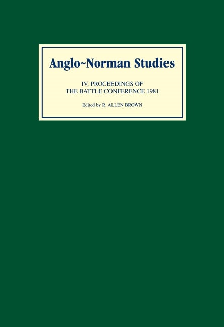 Book cover image for Anglo-Norman Studies IV ISBN: 9780851151618