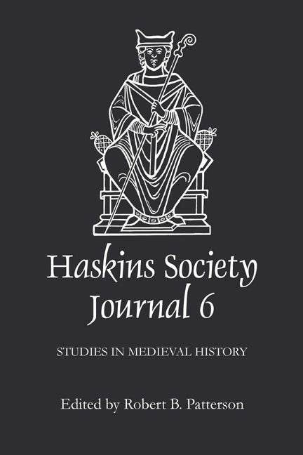 Book cover image for The Haskins Society Journal 6 ISBN: 9780851156040