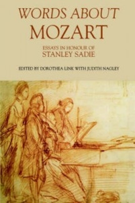 Book cover image for Words About Mozart ISBN: 9780851157948